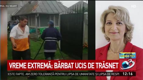 Alina Şerban, despre tragediile cauzate de vremea extremă