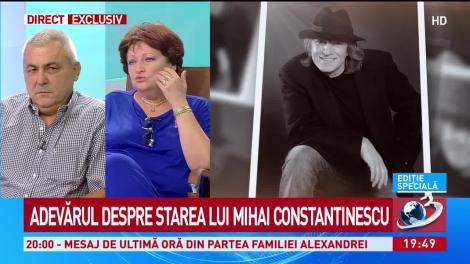 Adevărul despre starea lui Mihai Constantinescu. Medicul Monica Pop l-a vizitat: „Starea lui nu este foarte bună”