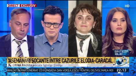 Sinteza zilei. Asemănari șocante între cazurile Elodia - Caracal