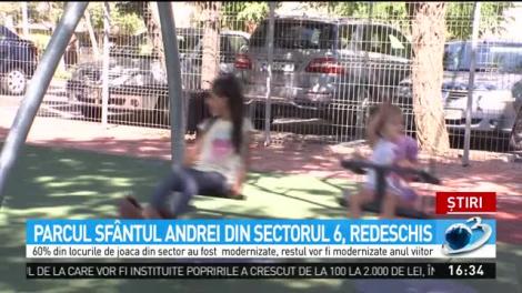Parcul Sf&acirc;ntul Andrei din sectorul 6, redeschis