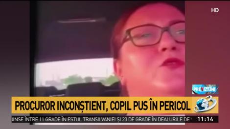 Procuror inconștient, copil pus &icirc;n pericol