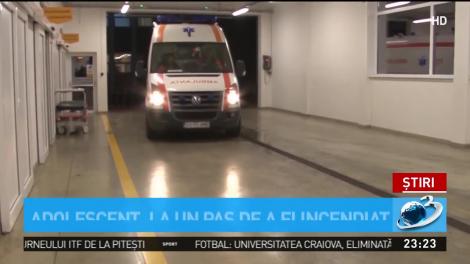 Atac sălbatic în centrul Bucureştiului! Un adolescent a fost la un pas de a fi incendiat