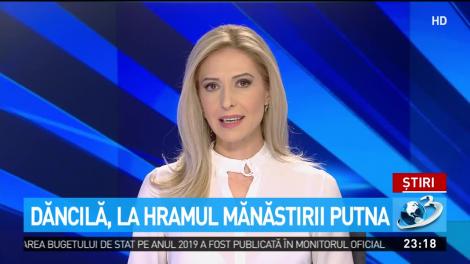 Viorica Dăncilă, &icirc;n pelerinaj la Mănăstirea Putna