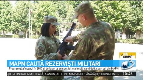 MAPN caută rezervişti militari