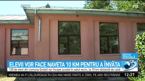 Peste 120 de copii vor face naveta zilnic mai bine de 10 kilometri ca să &icirc;nveţe