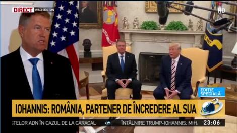 Klaus Iohannis, după dialogul cu Donald Trump: Este prima dată când am făcut acest pas