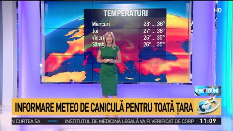 Informare meteo de caniculă pentru toată ţara