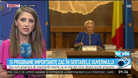 10 programe importante zac &icirc;n sertarele Guvernului
