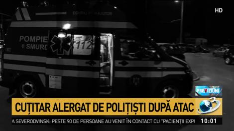 Panică pe străzile din Brașov. Cuțitar alergat de poliție, după ce a &icirc;njunghiat un om