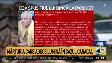 Mărturia care ridică alte semne de întrebare în cazul Caracal. Ce le-a spus fiul lui Dincă procurorilor