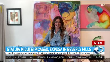 Statuia ''Micuţei Picasso'', expusă &icirc;n Beverly Hills