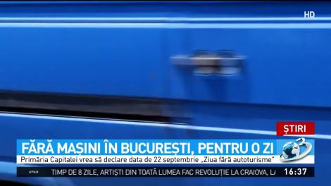 ”Ziua fără autoturisme”, la București! Primăria Capitalei vrea să interzică mașinile în centrul orașului, pe 22 septembrie