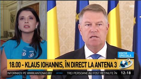 Klaus Iohannis, declarații la Cotroceni după ruperea PSD-ALDE, la ora 18:00