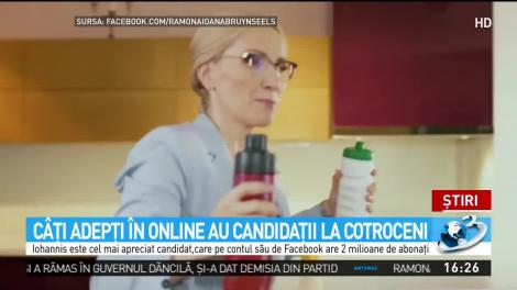 Câţi adepţi în online au candidaţii la Cotroceni