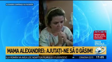 Mama Alexandrei, apel &icirc;n lacrimi către autorităţi