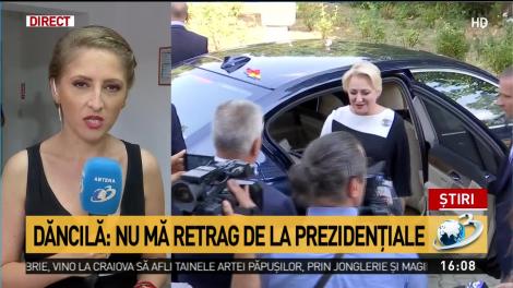 Viorica Dăncilă exclude categoric retragerea din cursa pentru alegerile prezidenţiale