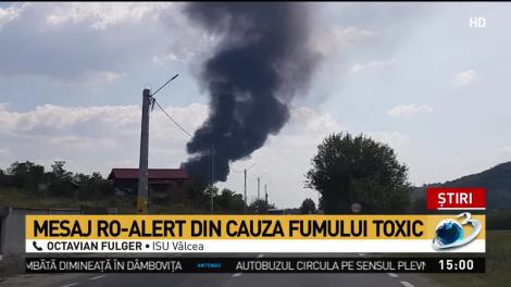 Explozie puternică la o fabrică de vopsele din Vâlcea. A fost emis mesajul RO-ALERT