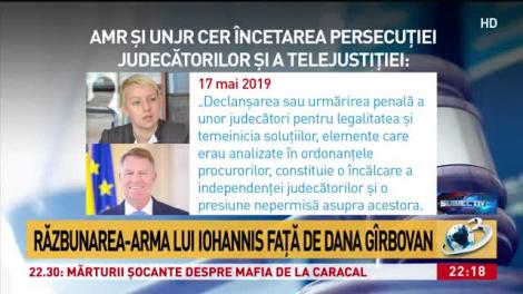 Răzbunarea-armă a lui Klaus Iohannis față de Dana Gârbovan