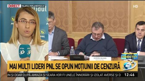 Scandal în PNL pe tema moțiunii de cenzură