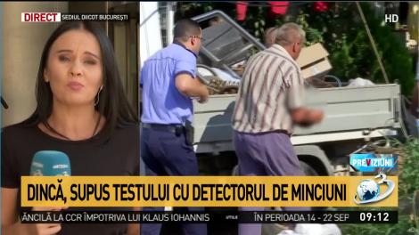 Dincă, supus testului cu detectorul de minciuni