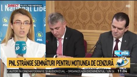 PNL strânge semnături pentru moţiunea de cenzură