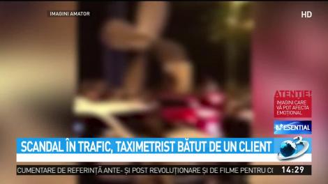 Scandal pe faleza din Galaţi. Un taximetrist a fost bătut de un client