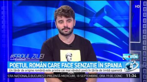 Mihai Gane, poetul rom&acirc;n care face senzaţie &icirc;n Spania
