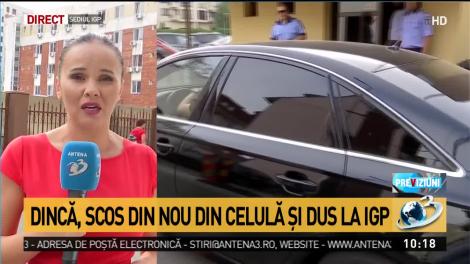Dincă, scos din nou din celulă şi dus la IGP