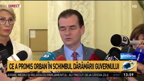 Orban, despre moțiunea de cenzură împotriva Guvernului Dăncilă: „Negociem și cu parlamentari PSD”