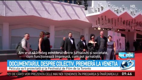Documentarul despre Colectiv, premieră la Veneţia