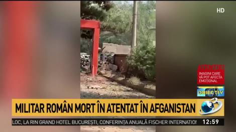 Militar român mort în atentat în Afganistan