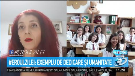 Veronica Bulf, profesoara care și-a rugat elevii să nu îi aducă flori, a devenit erou: „Florile sunt foarte frumoase, dar, până la urmă, ajung la tomberon”