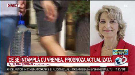 Ce se &icirc;nt&acirc;mplă cu vremea, prognoză actualizată