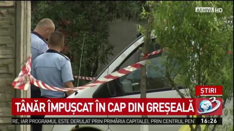 Un tânăr a fost împuşcat în cap din greşeală, în Gorj! Cum a fost posibil