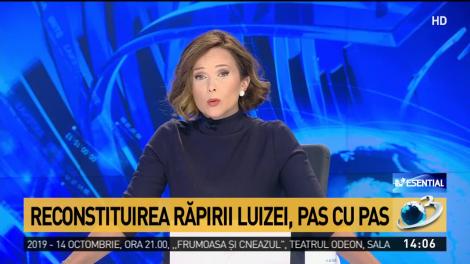 Imagini dramatice la reconstituirea răpirii Luizei Melencu.