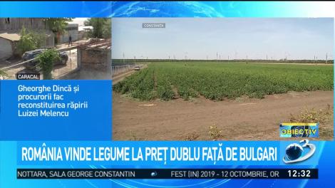 Rom&acirc;nia vinde legume la preţ dublu faţă de bulgari