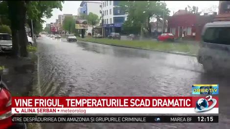 Vine frigul, temperaturile scad dramatic