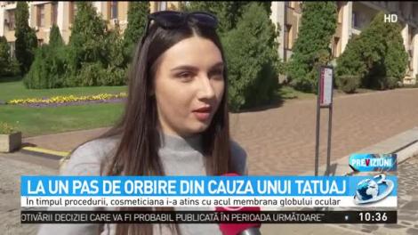 La un pas de orbire din cauza unui tatuaj