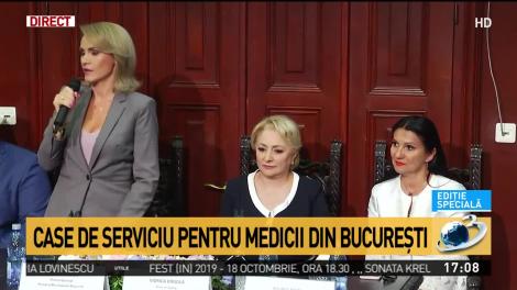 Case de serviciu pentru medicii din București. Firea: Programul prevede un total de 600 de apartamente