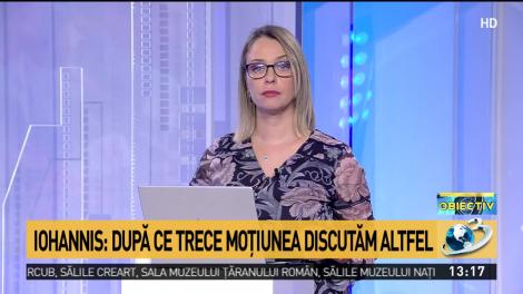 Iohannis: ''După ce trece moţiunea, discutăm altfel!''