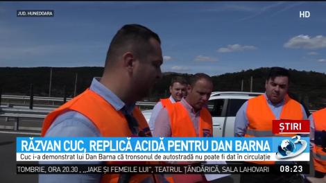 Lucrări de m&acirc;ntuială la autostrada Lugoj-Deva. Replica acidă lui Răzvan Cuc pentru Dan Barna