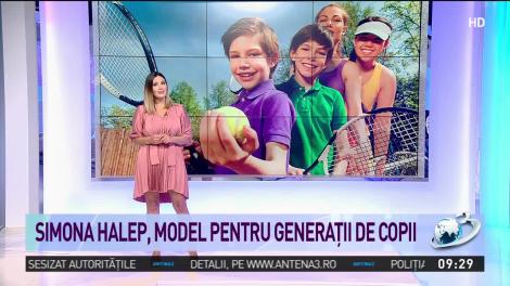 Simona Halep, model pentru generații de copii