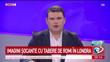 Imagini şocante cu tabere de romi în Londra