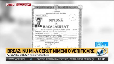 Scandal cu diploma de bacalaureat a lui Cumpănașu. Ministrul Culturii: Nu am făcut vreo verificare în mandatul pe care l-am avut la Educație