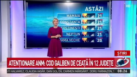 VREMEA. Temperaturi de vară &icirc;n majoritatea zonelor țării