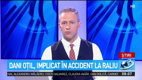 Dani Oțil, implicat în accident la raliu