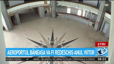Aeroportul Băneasa va fi redeschis! Terminalul a fost deja consolidat la exterior, iar în interior lucrările vor începe în curând