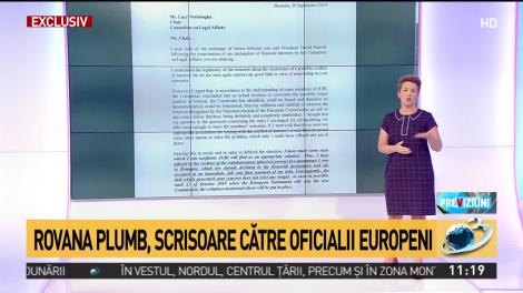 Rovana Plumb, scrisoare către Comisia Europeană