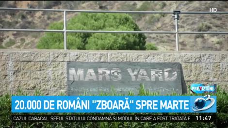 20.000 de rom&acirc;ni ''zboară'' spre Marte