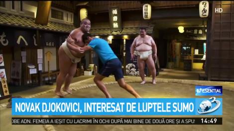 Novak Djokovici, &icirc;n ipostaze inedite. Tenismenul se antrenează alături de doi luptătpori sumo
